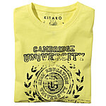 Kitaro | T-Shirt Rundhals | Baumwolle mit Aufdruck | Gelb