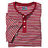 T-Shirt mit Knopfleiste | Serafino oder auch Henley | Baumwolle, Farbe rot