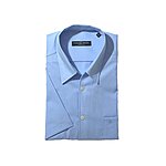 Vario Kragen Hemd 100% Baumwolle blau