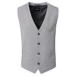Venti | Anzugweste | Silbergrau
