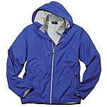 Wetterjacke mit Kapuze - pflegeleicht | Farbe blau