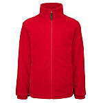 brigg | Fleecejacke mit Futter | Rot