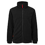 brigg | Fleecejacke mit Futter | Schwarz