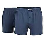 ceceba | Herren Boxershort | Baumwolle |  Blau | 2er Pack