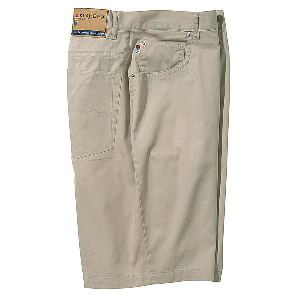 5 pocket Bermuda Baumwolle Farbe beige