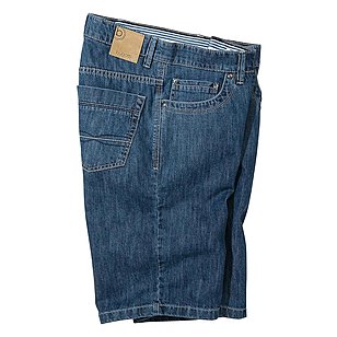 bugatti | Five-pocket Jeans-Bermuda Reine Baumwolle | Blue