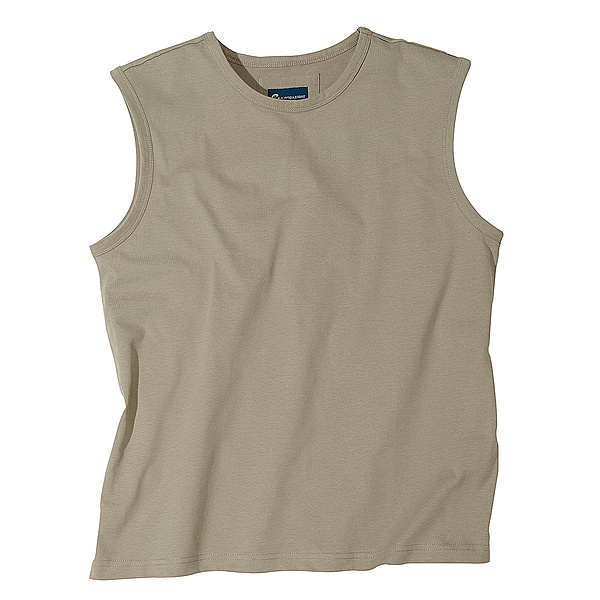 Achsel Shirt Baumwolle | Farbe sand