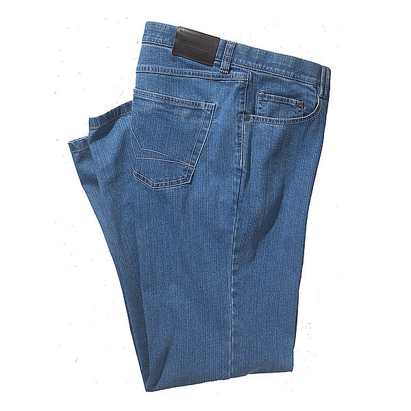 m.e.n.s. (mobil elasto) | Ausstatterjeans | 5 pocket Form | Farbe bleach