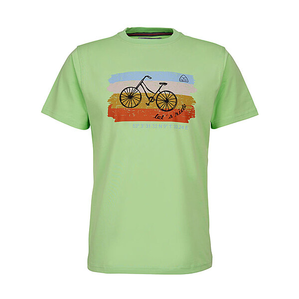 BRIGG | Elastisches T-Shirt | Travel Bike | Rundhals | Grn