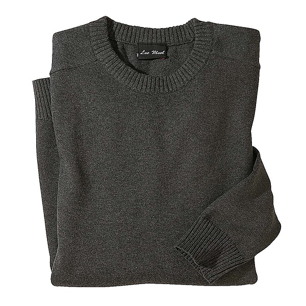 Baumwoll Pullover Farbe anthrazit