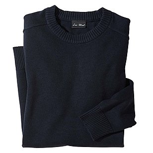 Baumwoll Pullover Farbe marine