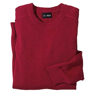 Baumwoll Pullover Farbe rot
