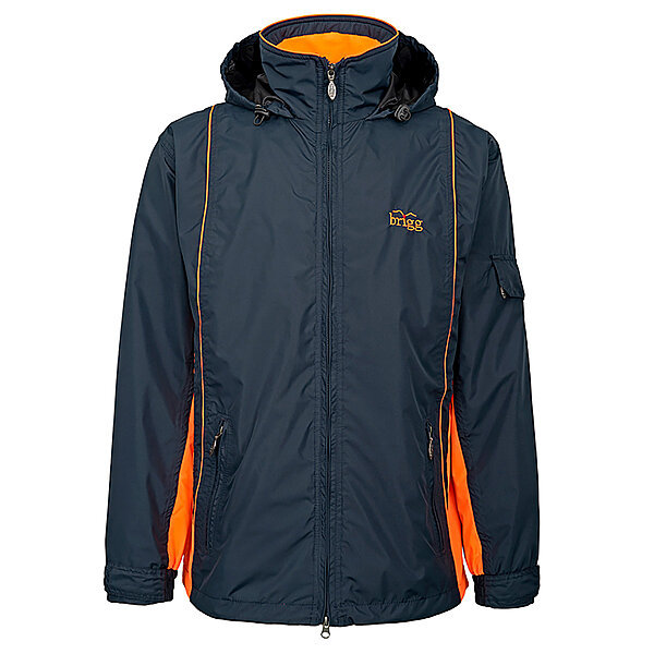 Brigg | Leichte Outdoor Jacke | Marine / Orange