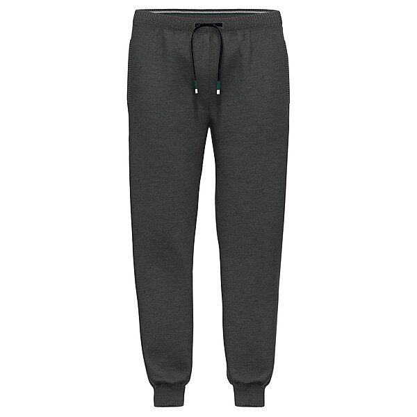 Bugatti | Freizeit-Hose Bologna | Atmungsaktive Baumwolle | Anthrazit