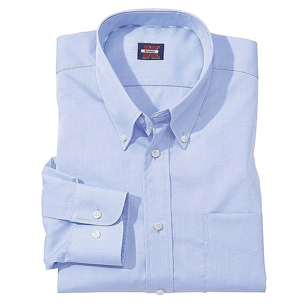 Button Down Hemd Bgelfrei | Farbe blau