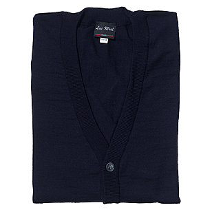 Cardigan Jacke | Reine Schurwolle | Farbe marine
