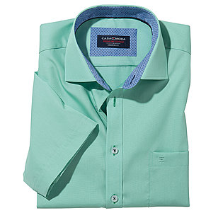 Casa Moda | Bügelfreie City-Hemden | Kent-Kragen | Farbe grün