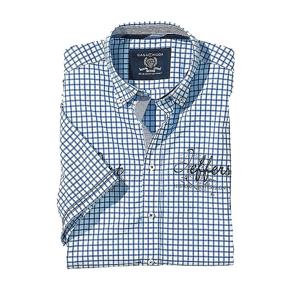 Casa Moda Club Hemd blau/karo
