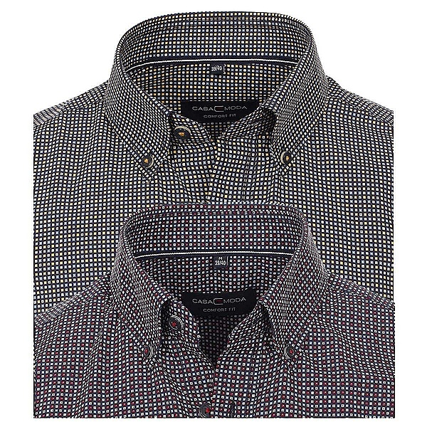 Casa Moda | Freizeithemd | Baumwolle | Button-Down-Kragen, Brusttasche | Druck