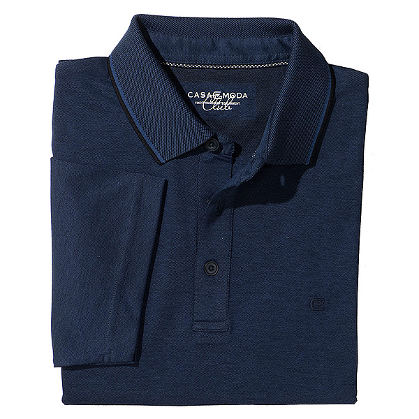 Casa Moda | Polo Pique Shirt | Pflegeleicht + Bgelfrei | Marine