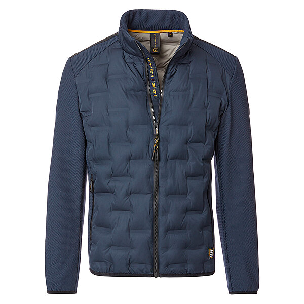 Casa Moda | Steppjacke im Material-Mix | Stepp mit Softshell | Marine