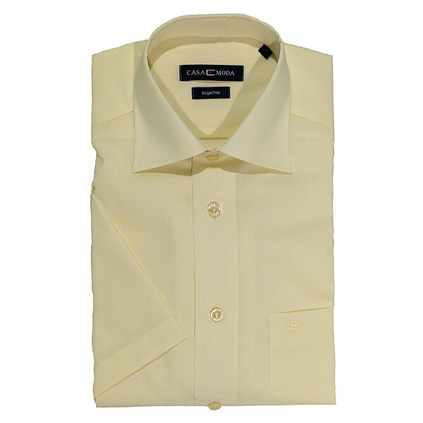 CasaModa | City Hemd Halbarm bgelfrei | Farbe gelb