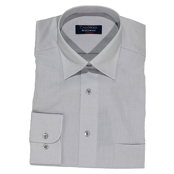 CasaModa | City Hemd SuperCotton | Farbe silbergrau