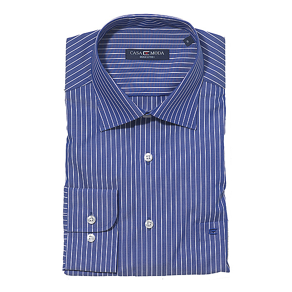 CasaModa | Cityhemd | Bgelfreie Baumwolle | Farbe marine
