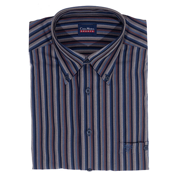 CasaModa | Freizeit-Hemd | Langarm | Button down Kragen&nbsp;| Multicolour Streifen