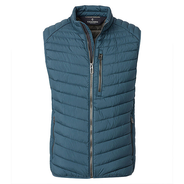 CasaModa | Leichte Steppweste | Mittelblau