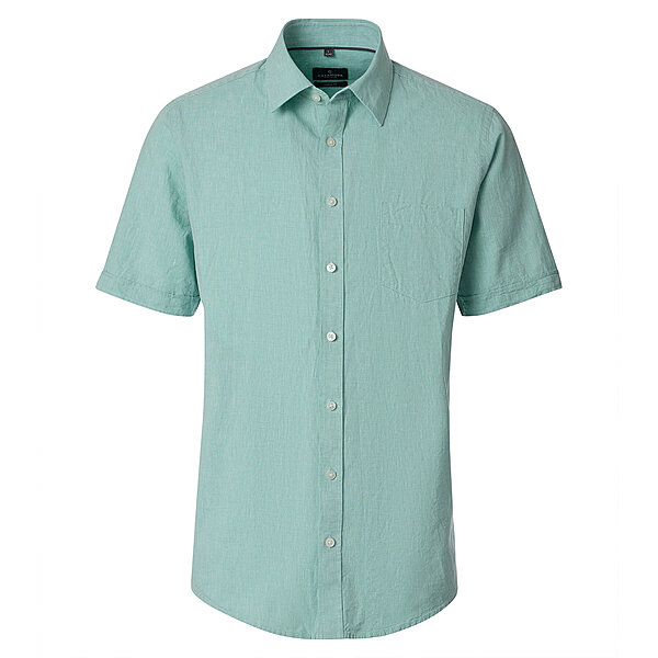 CasaModa | Leinenhemd | Halbarm | Kent-Kragen | Gr�n