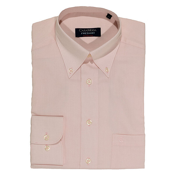 CasaModa | Oxford Hemd | Bgelfreie Baumwolle | Button-Down-Kragen | Ros