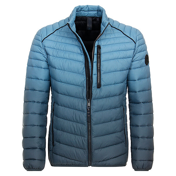 CasaModa | Stepp-Jacke | 2-Wege-Reiverschluss | Blau Farbverlauf