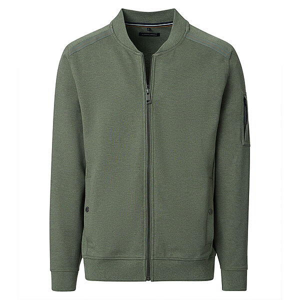 CasaModa | Sweatjacke | Hochwertige Baumwolle | Comfort Fit | Grn