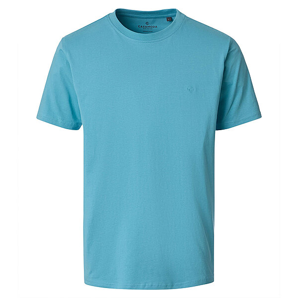 CasaModa | T-Shirt | Baumwolle | Rundhals | T�rkis