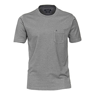 CasaModa | T-Shirt mit Brusttasche | Easy Care | Grau