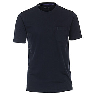 CasaModa | T-Shirt mit Brusttasche | Easy Care | Marine
