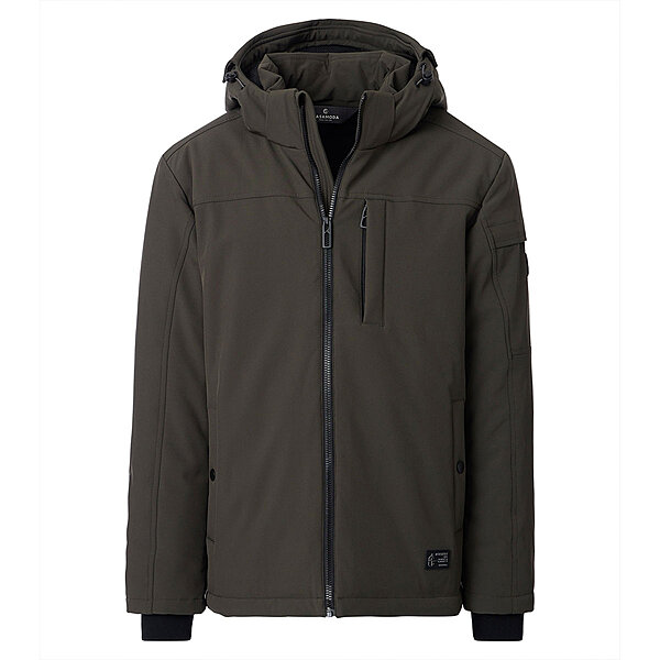 CasaModa | Winterjacke mit Kapuze | Oliv