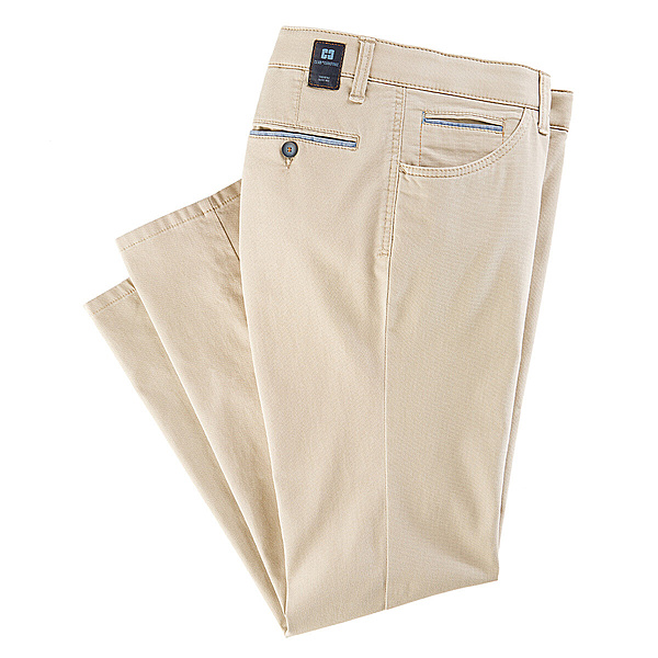 Club of Comfort | Baumwollhose | High-Stretch | Swing-Pocket | Beige