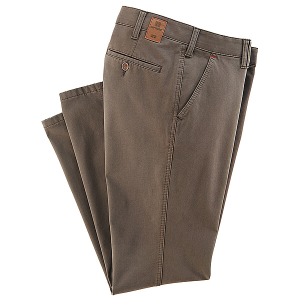 Club of Comfort | High-Stretch-Baumwoll-Hose mit ThermoLite-Futter | Oliv