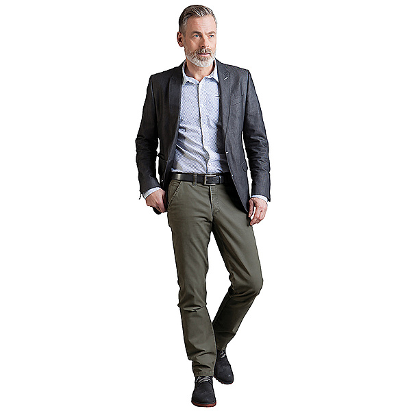 Club of Comfort | High-Stretch Sommerhose | Mit kurzer Leibhhe | Farbe grau