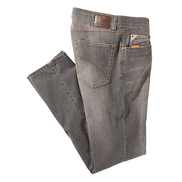 Club of Comfort | Highstretch Denim | 5-pocket Jeans | Kurzleib | Grau