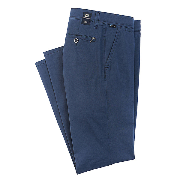 Club of Comfort | Pima-Cotton-Hose aus Leicht-Gabardine | Cold Black Ausrstung | Blau