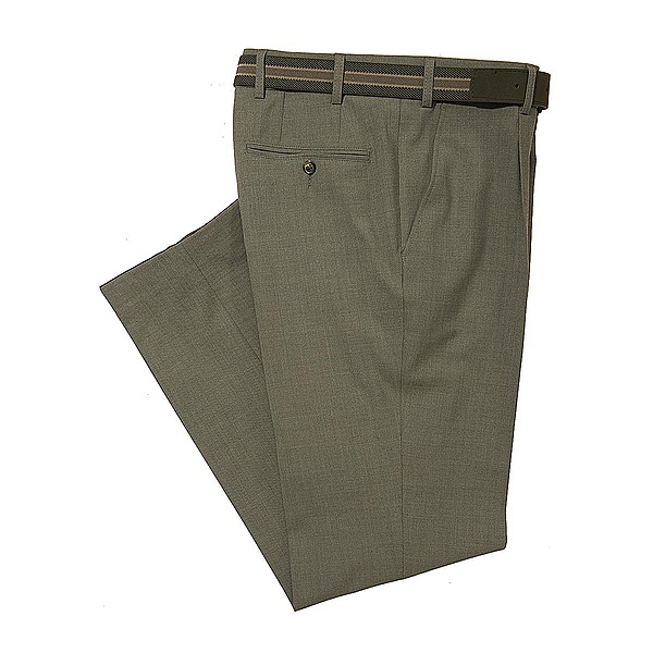 Aubi | Leichte Dehnbundhose mit Trevira | Farbe grnmeliert