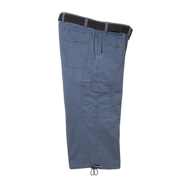 Aubi | Elastische Capri Cargo Bermuda | Farbe blau