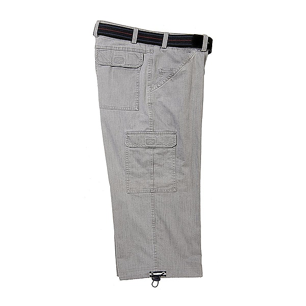 Aubi | Elastische Capri Cargo Bermuda | Farbe  grau