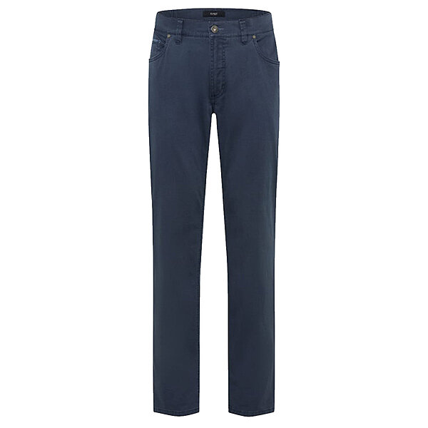 Eurex | 5 Pocket Baumwoll-Hose | Bestformer Cut | Modell Luka | Blau