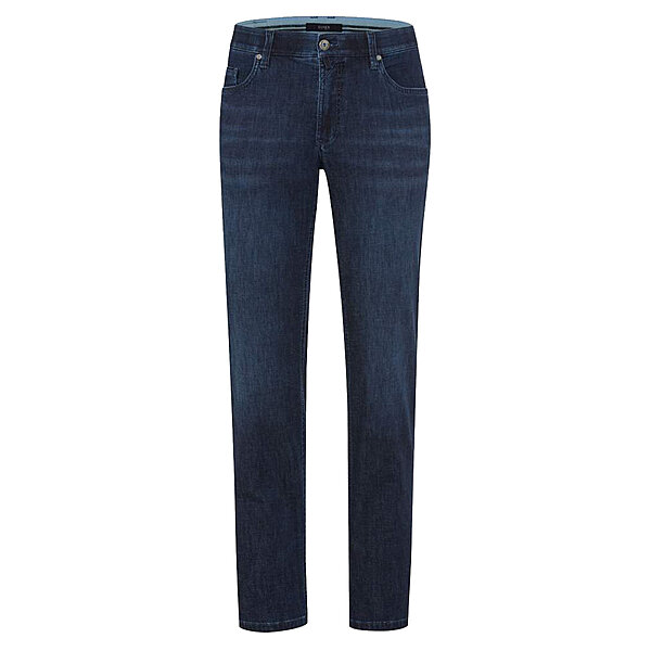 Eurex | 5-Pocket-Jeans | Modell Luke | Kurze Leibhhe | Blue