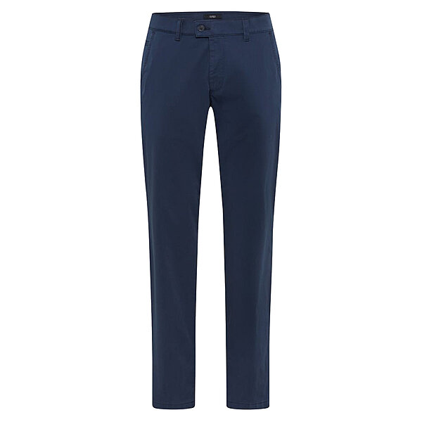 Eurex | Flat-Front-Hose | Regular Fit  Kurzleib Modell | Blau