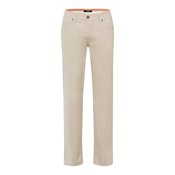 Eurex | Sommerleichte 5-Pocket-Hose | Kurze Leibhhe | Kitt